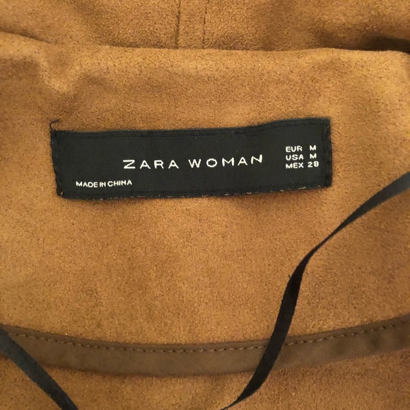 Faux Suede Zara Wrap Jacket - Picture 5 of 5